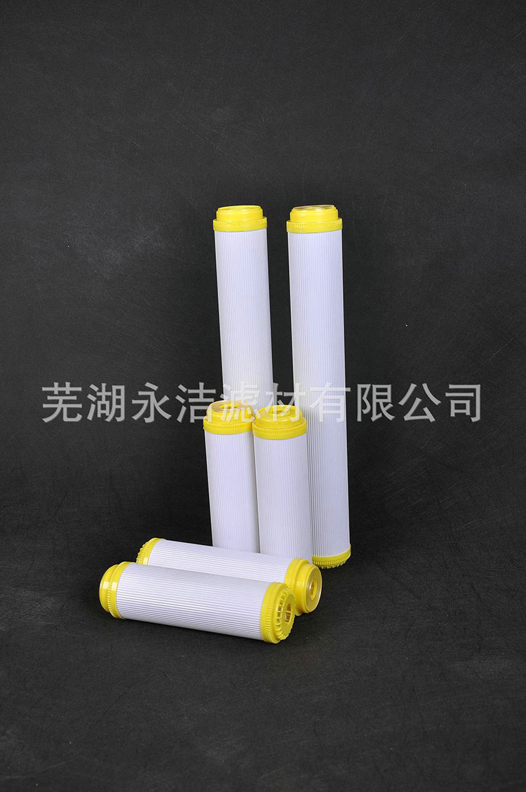 陽離子交換樹脂濾芯20寸平口軟化濾芯凈水器過濾芯